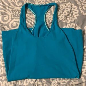 Blue lulu tank top